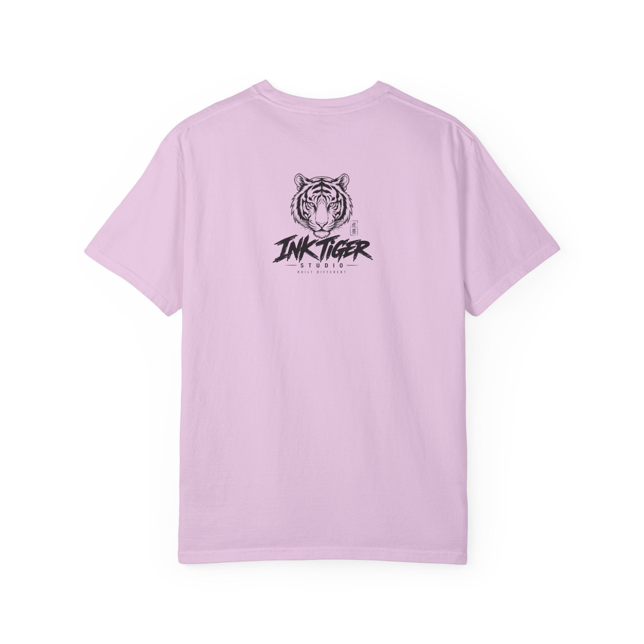 Tattooed Samurai Cat T-Shirt — Ink Tiger Graphic Tee