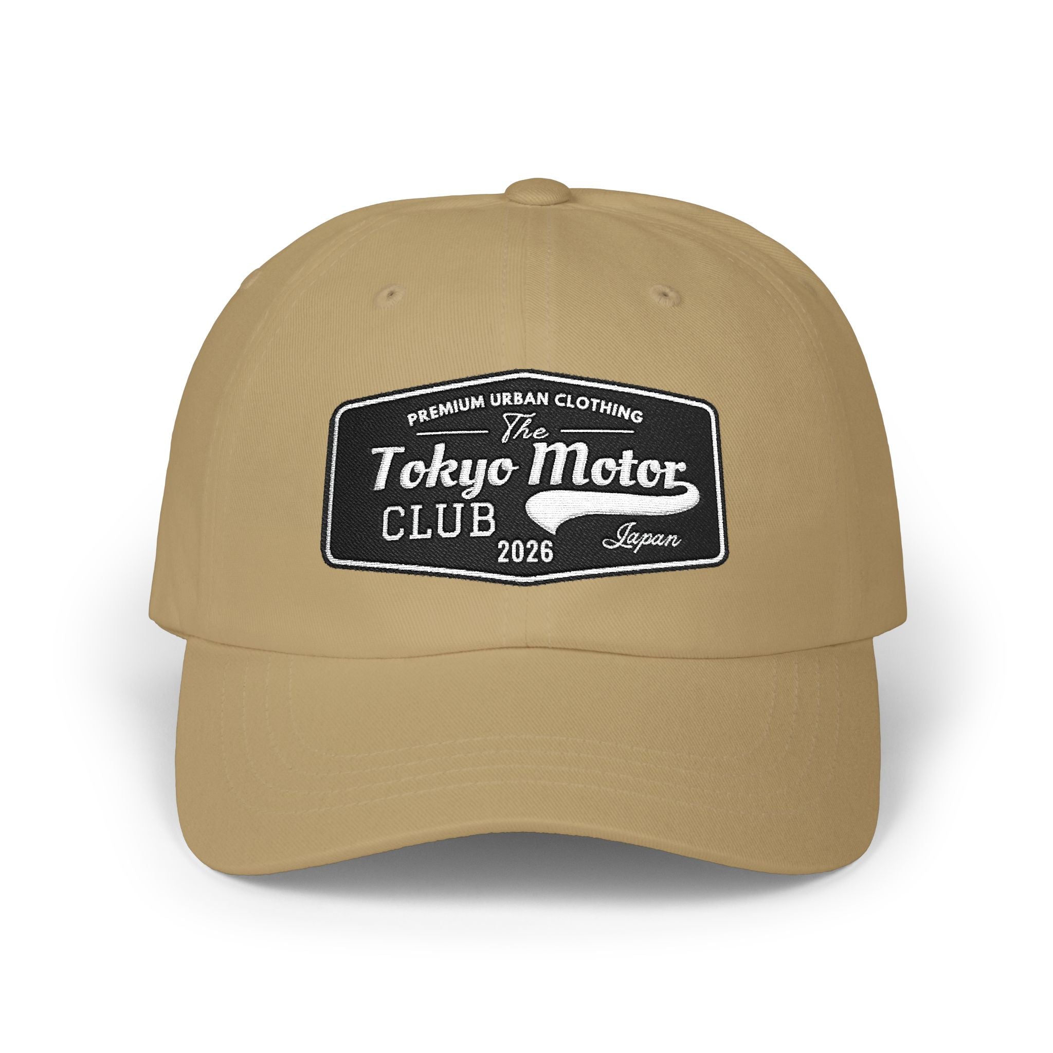 Tokyo Motor Club Dad Cap — Vintage Racing Patch Baseball Hat