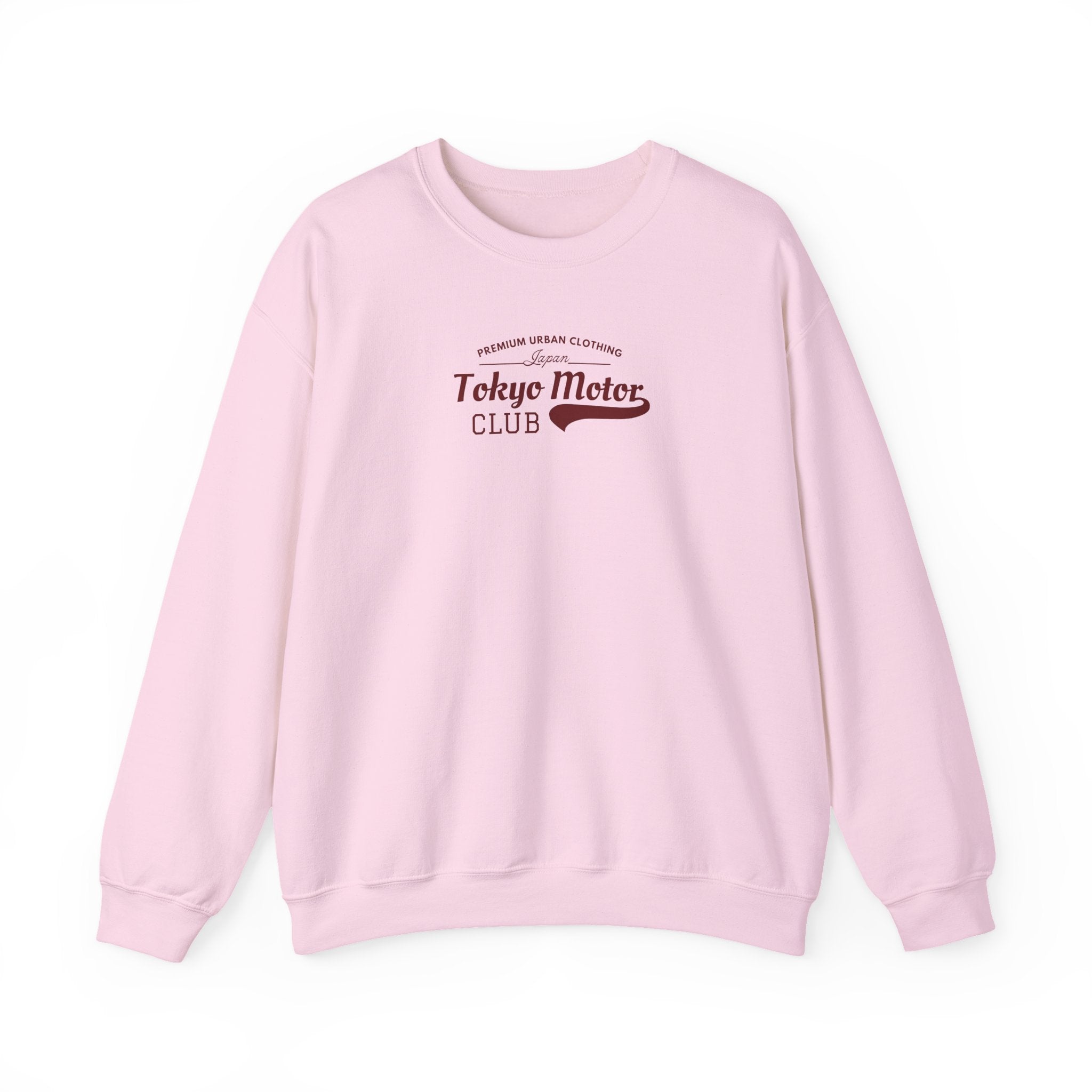 Tokyo Motor Club Crewneck Sweatshirt — Vintage Motorcycle Rider Graphic