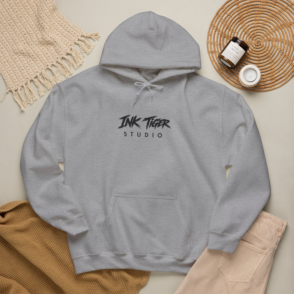 Ink Tiger Studio Hoodie — Tiger Head Graphic Streetwear Sweatshirt