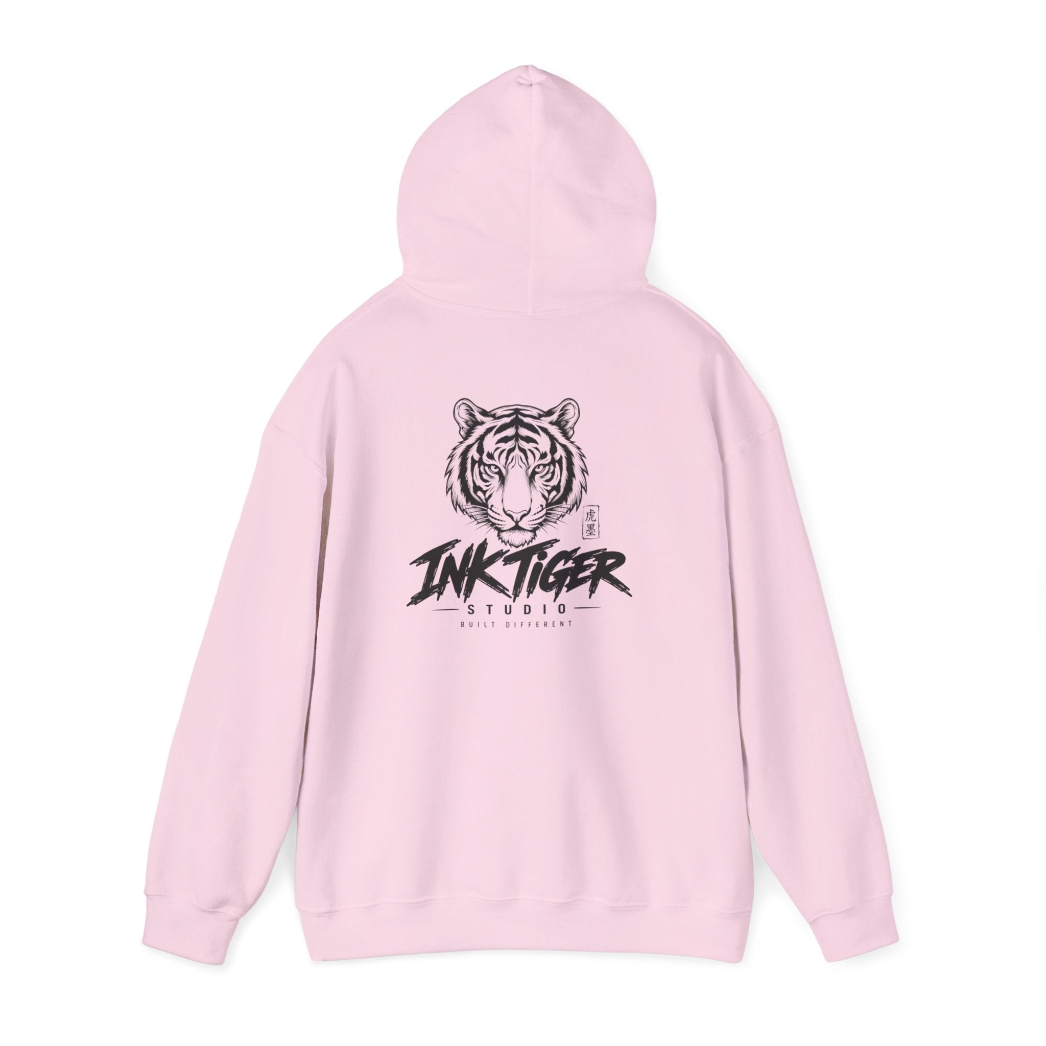 Ink Tiger Studio Hoodie — Tiger Head Graphic Streetwear Sweatshirt