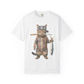 Tattooed Samurai Cat T-Shirt — Ink Tiger Graphic Tee