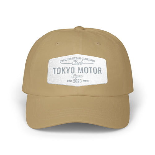 Dad Cap — Vintage "Tokyo Motor" Patch Baseball Hat