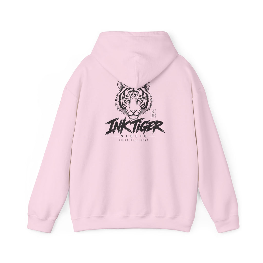 Ink Tiger Studio Hoodie — Tiger Head Graphic Streetwear Sweatshirt