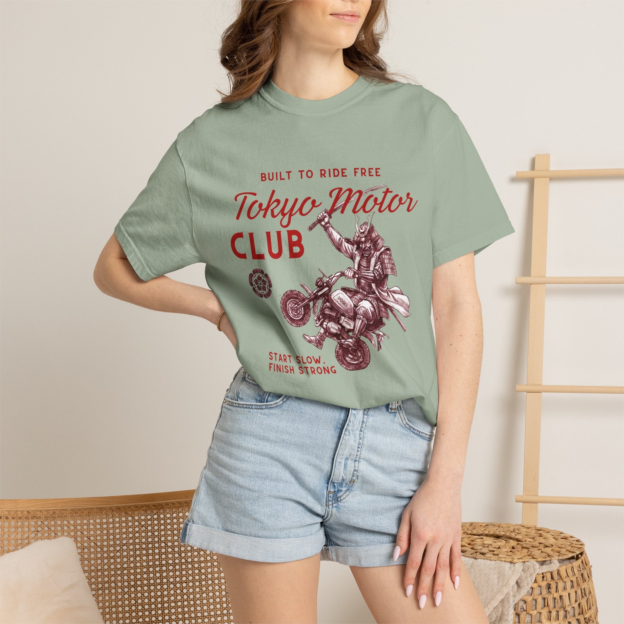 Tokyo Motor Club T-Shirt — Built to Ride Free Vintage Motorcycle Tee