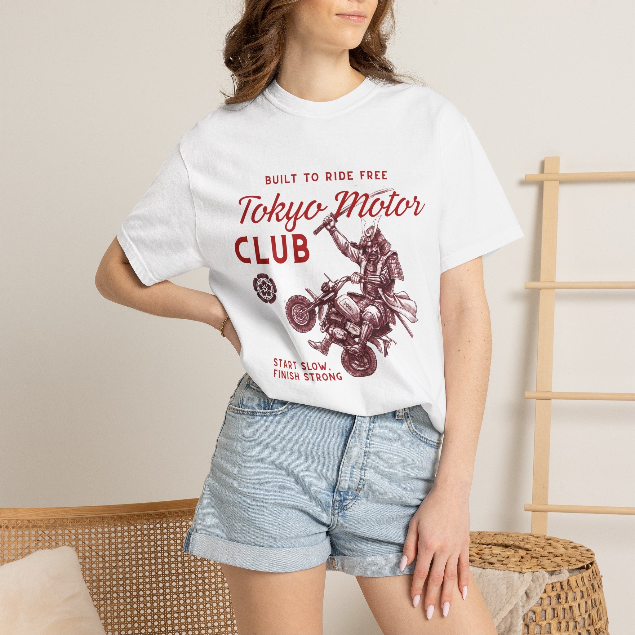 Tokyo Motor Club T-Shirt — Built to Ride Free Vintage Motorcycle Tee