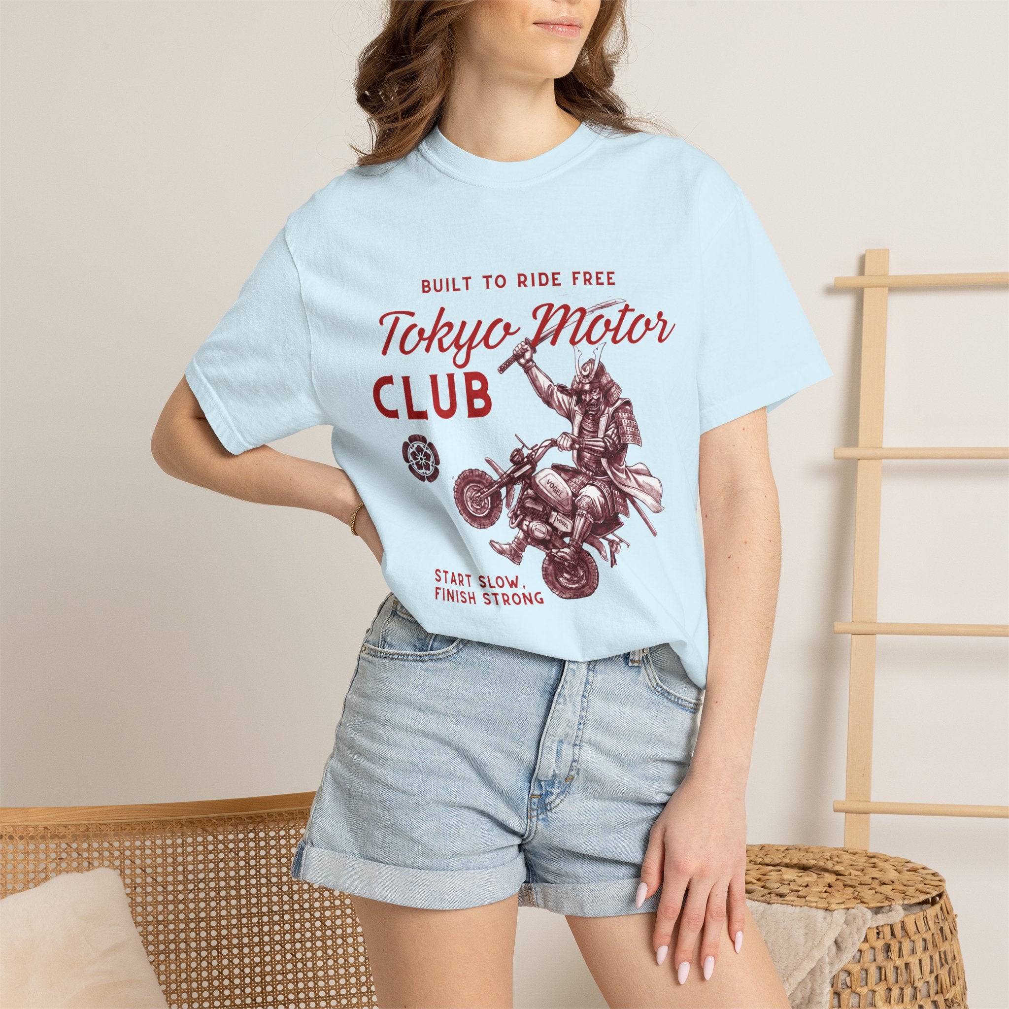 Tokyo Motor Club T-Shirt — Built to Ride Free Vintage Motorcycle Tee