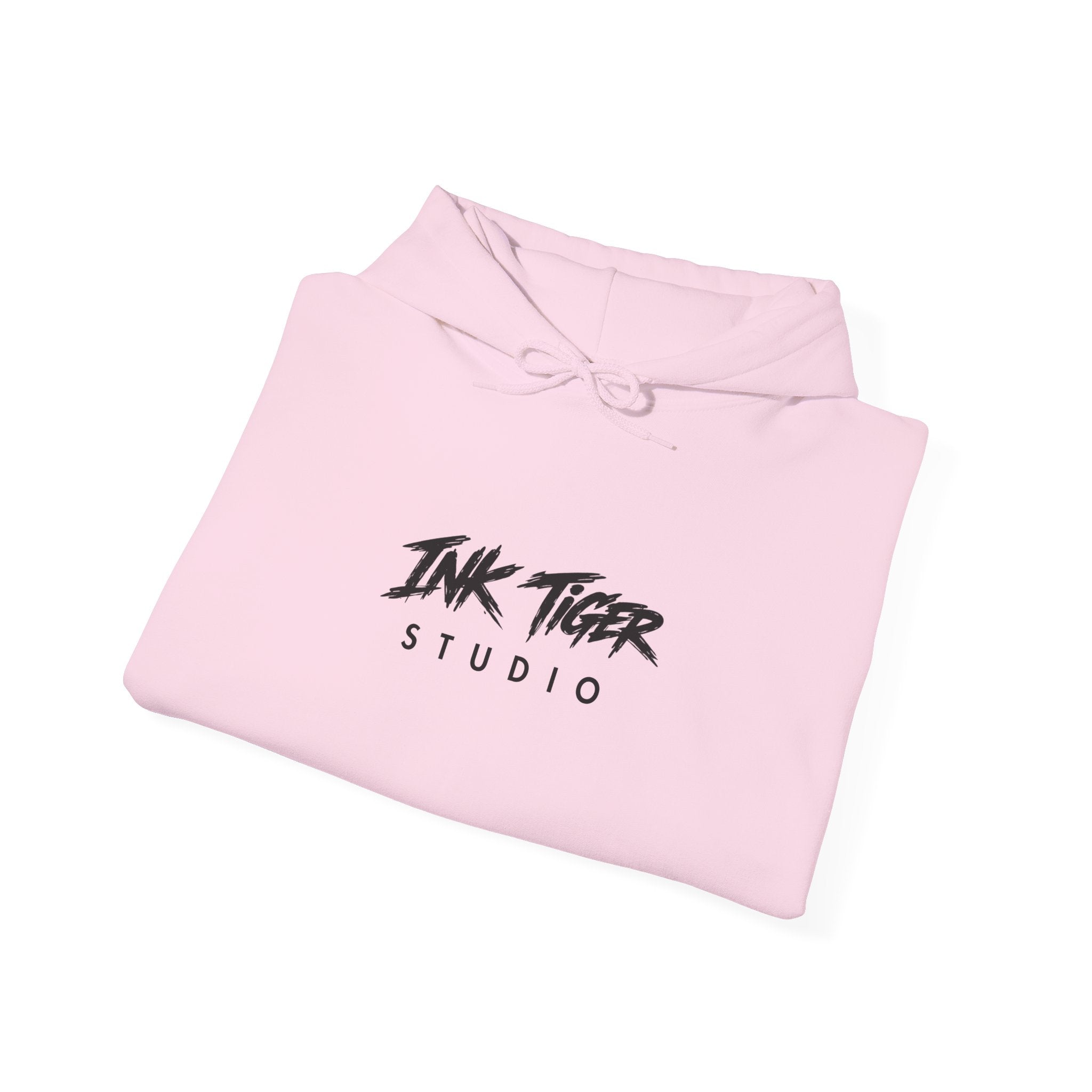 Ink Tiger Studio Hoodie — Tiger Head Graphic Streetwear Sweatshirt