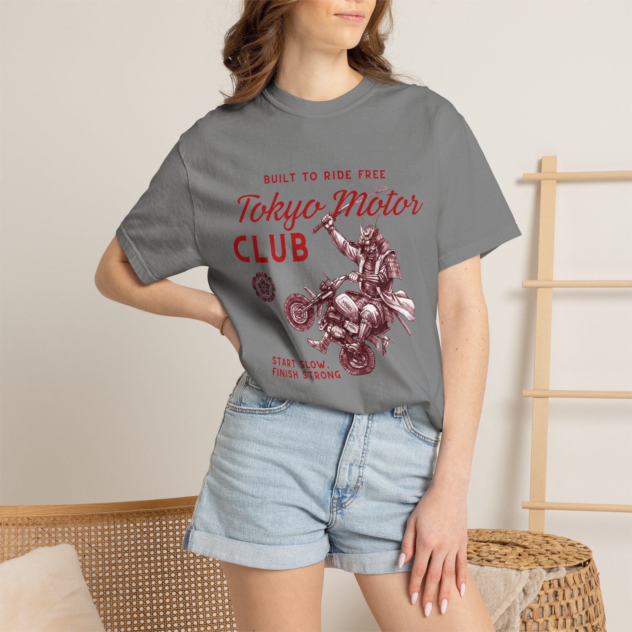 Tokyo Motor Club T-Shirt — Built to Ride Free Vintage Motorcycle Tee