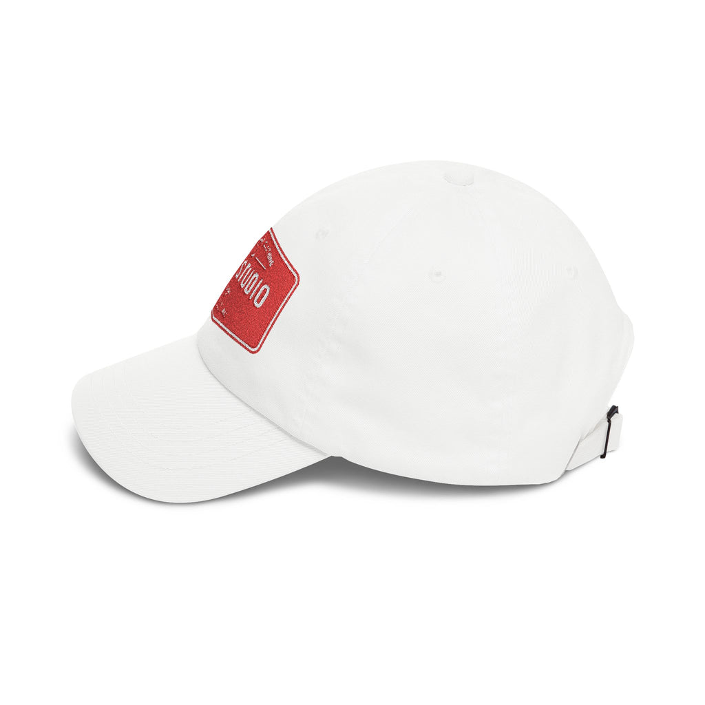Tiger Studio Vintage Patch Dad Cap — Retro Red Logo Baseball Hat