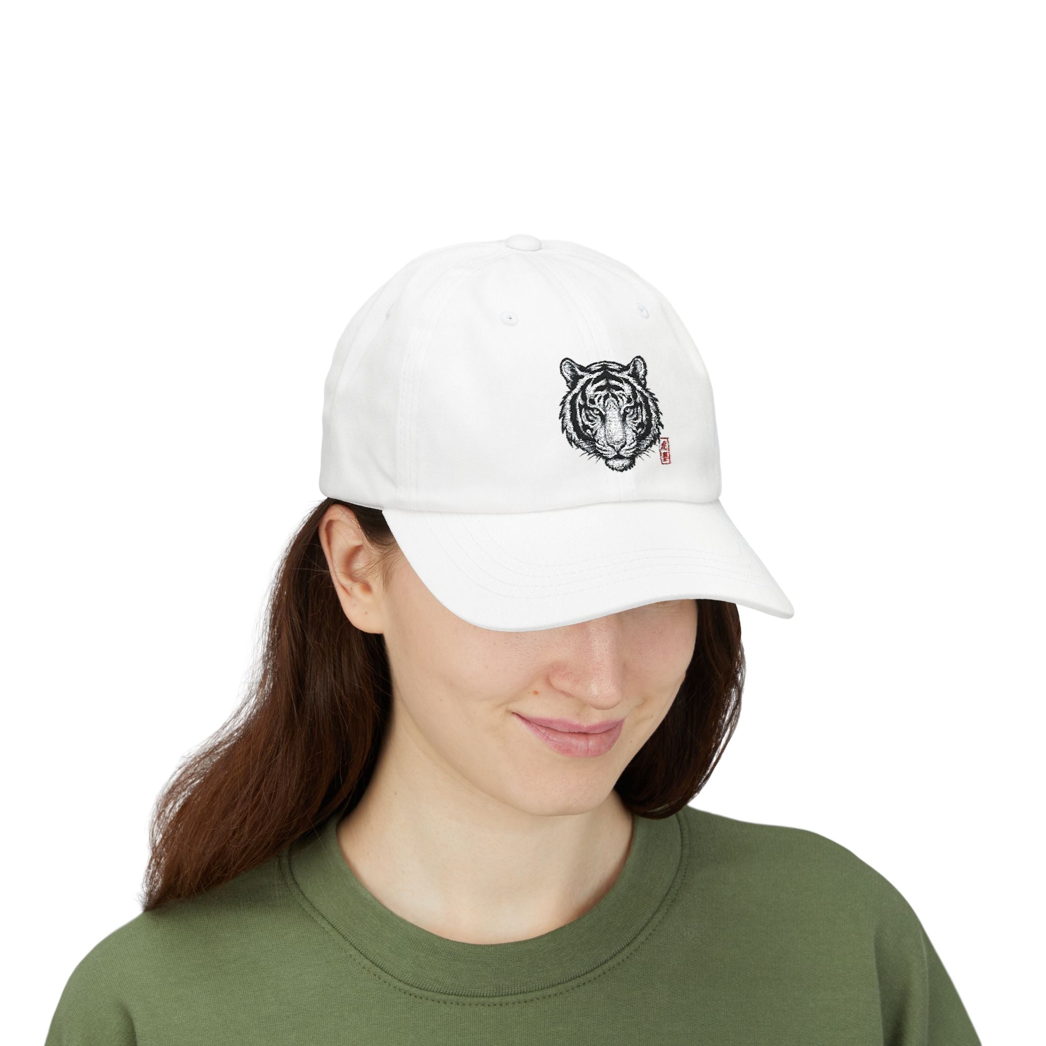 Tiger Face Dad Cap