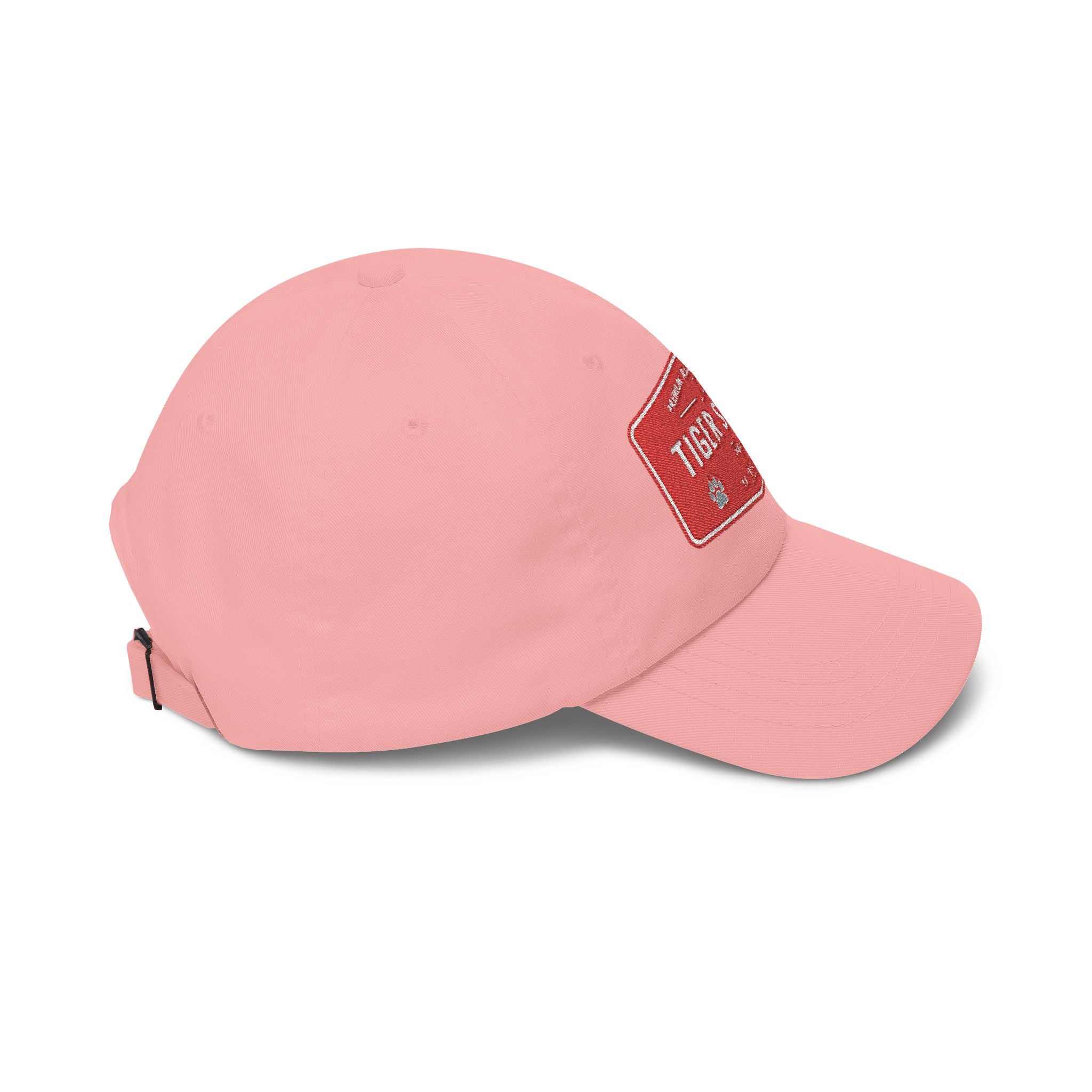 Tiger Studio Vintage Patch Dad Cap — Retro Red Logo Baseball Hat