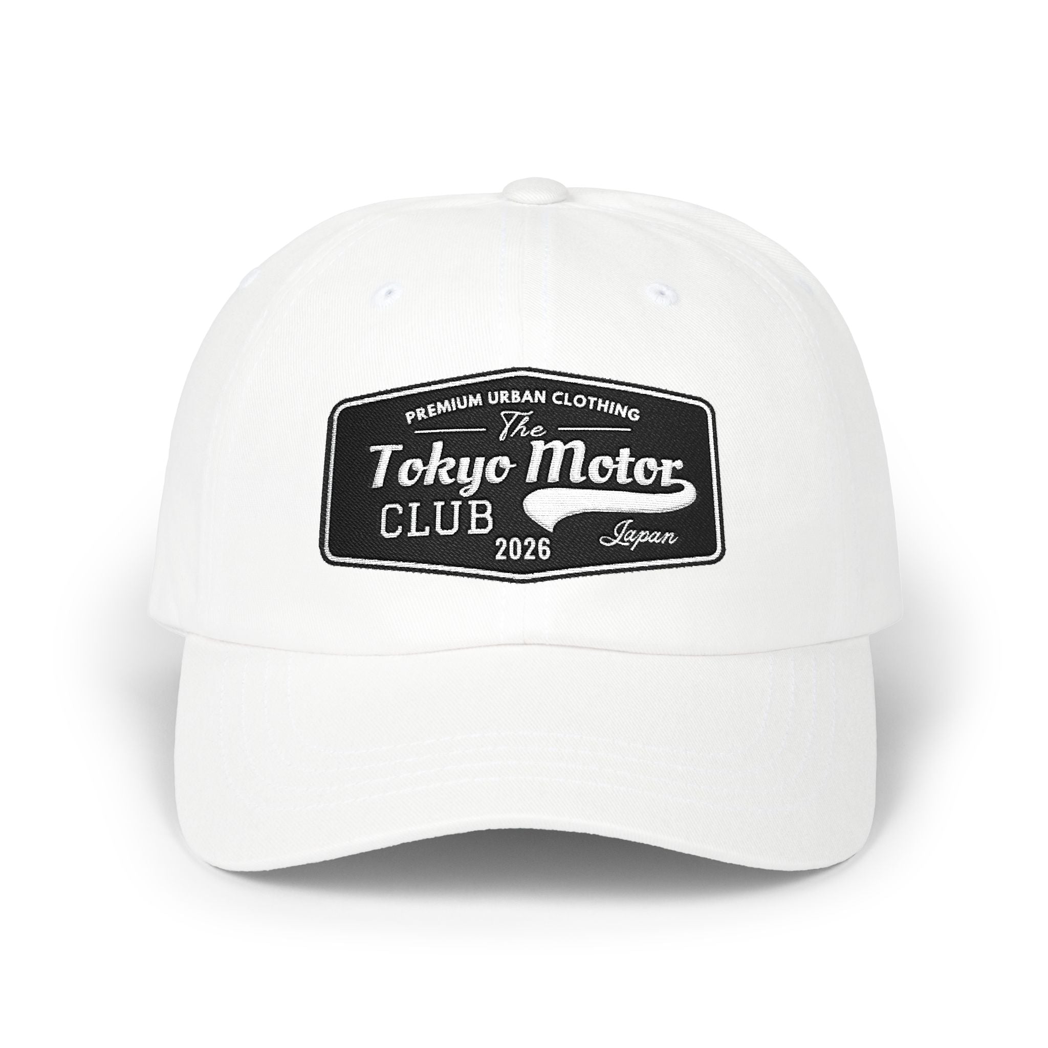 Tokyo Motor Club Dad Cap — Vintage Racing Patch Baseball Hat