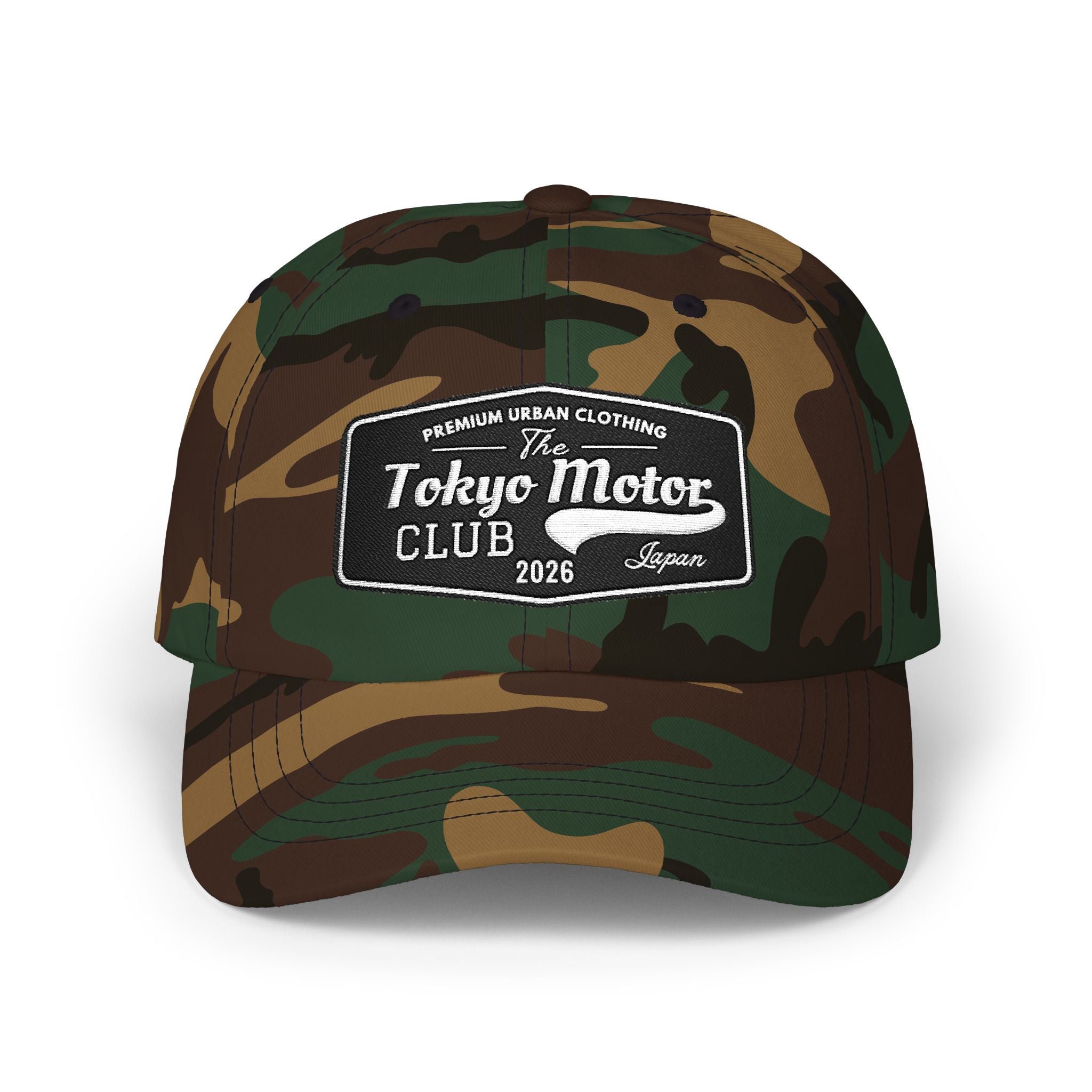 Tokyo Motor Club Dad Cap — Vintage Racing Patch Baseball Hat