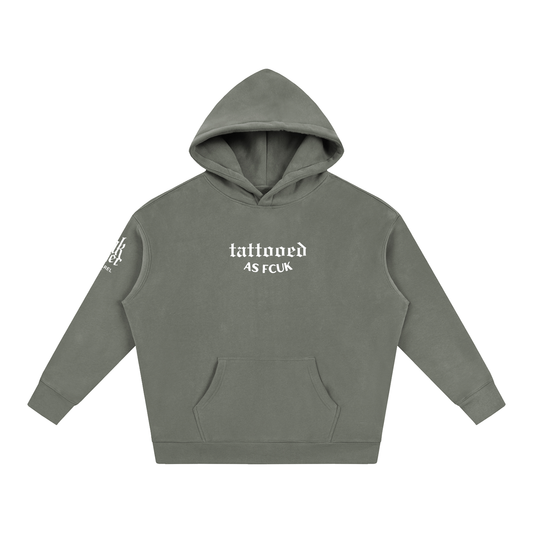 Irezume Graphic Oversize Fleeced Hoodie