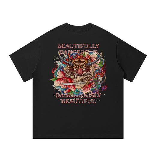 InkTigerStudio,TigerSkull,UrbanClothing,JapaneseStreetwear,TigerIllustration